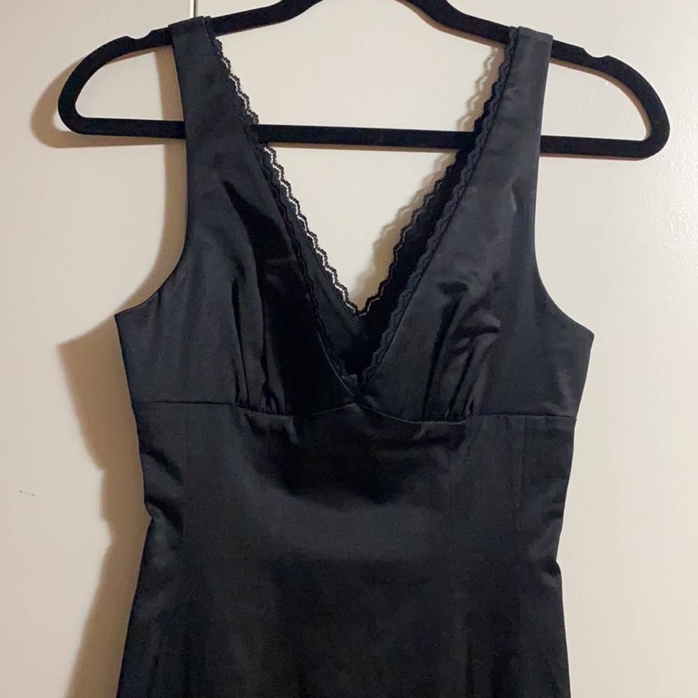 Bebe Vintage Cocktail Dress with lace trim ✨FIRM✨ - Picture 3 of 6